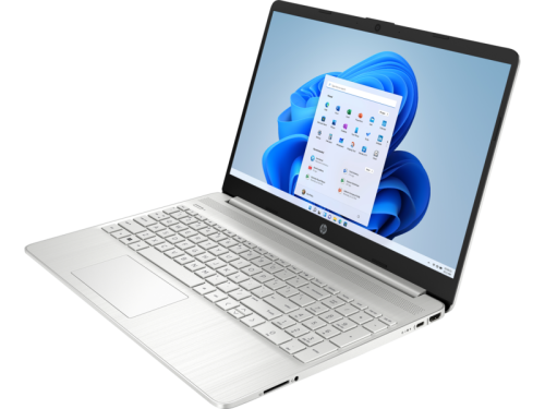 HP Laptop 15s, 15.6", Intel® Celeron®, 4GB RAM, 256GB SSD, HD, Windows 11 Home, Silver