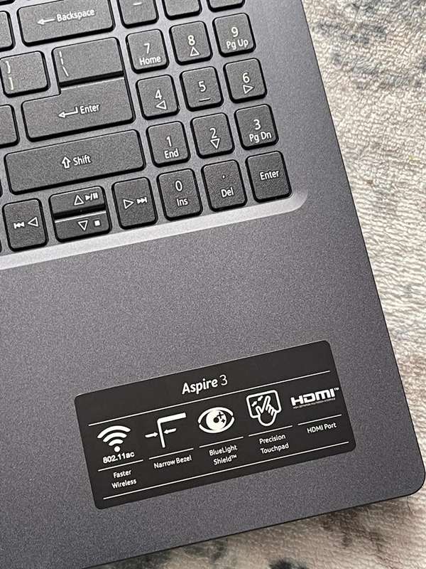 ACER ASPIRE 3 A315 | 10TH GEN CORE i5-1035G1 | 8GB DDR4 | 256GB SSD | 15.6` FHD | 2GB NVIDIA MX330