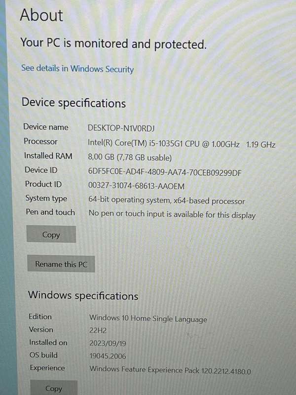 ACER ASPIRE 3 A315 | 10TH GEN CORE i5-1035G1 | 8GB DDR4 | 256GB SSD | 15.6` FHD | 2GB NVIDIA MX330