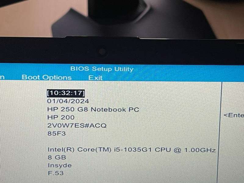 HP 250 G8 MOTHERBOARD (10TH GEN CORE i5-1035G1) / 15-DW Series