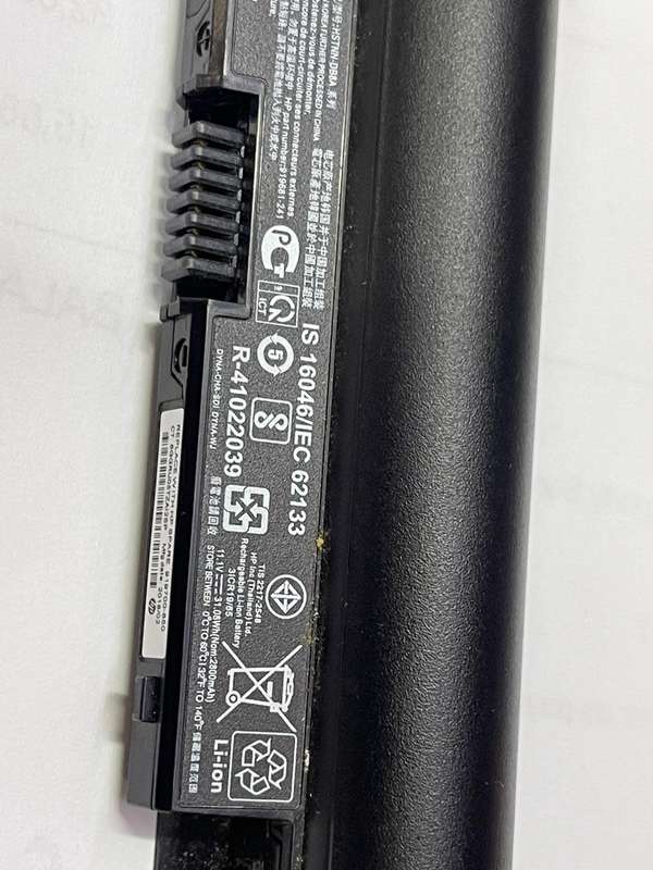 Original HP 15 / HP 250 G6 (JC03) BATTERY | MODEL NUMBER: HSTNN-DB8A | 11.1V, 31.08Wh, 2800mAh