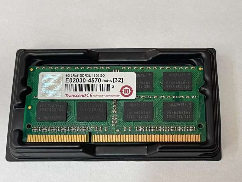 TRANSCEND 8GB DDR3L 1600MHz LAPTOP RAM