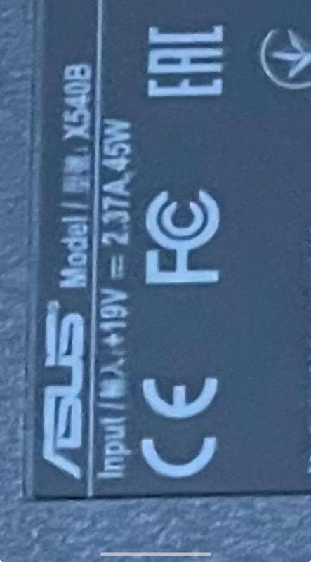 ASUS X540 LCD Back Cover