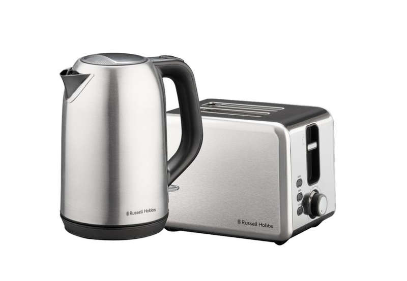 Russell Hobbs Everyday Stainless Steel Kettle and Toaster Set