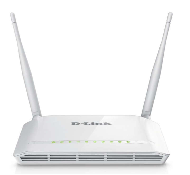 D-Link VDSL2/ ADSL2+ Wireless N300 4-Port USB Router