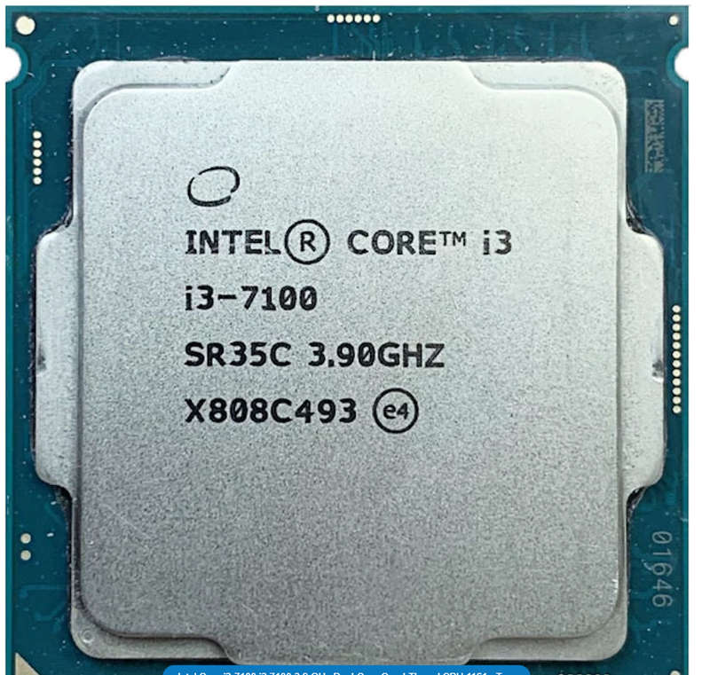 Intel Core i3-7100 i3 7100 3.9 GHz Dual-Core Quad-Thread CPU 1161 -