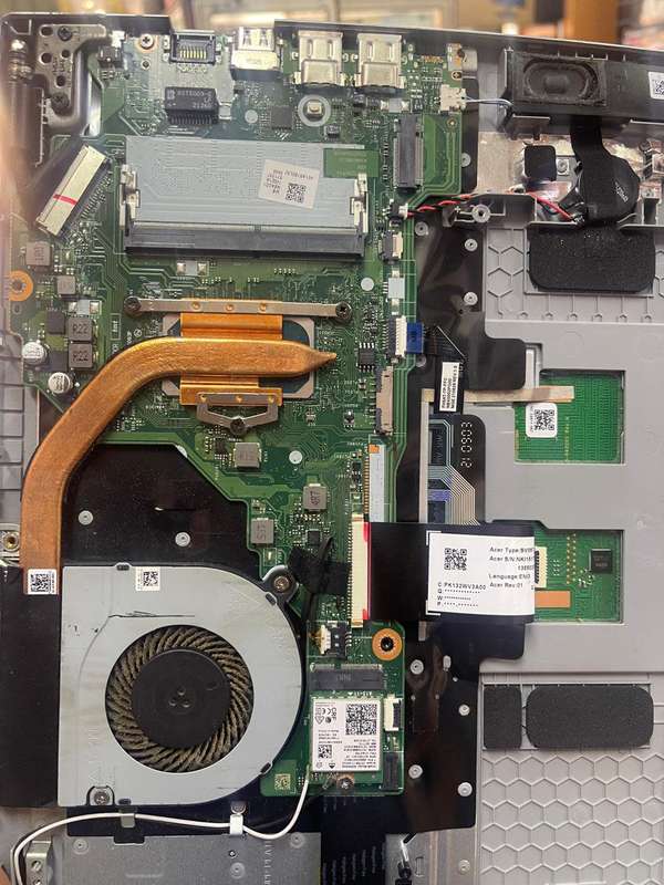 ACER ASPIRE A315-58 MOTHERBOARD |  11TH GEN CORE i3-1115G4 @ 3.00GHz  (8GB ONBOARD RAM)
