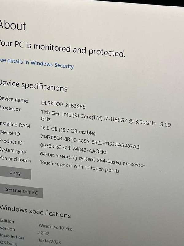 DELL XPS 13 9310**11TH GEN CORE i7-11857G**16GB RAM**512GB NVMe SSD**13.3` TOUCH SCREEN**WIN10