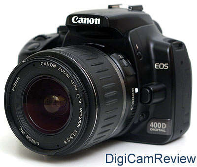CANON EOS 400D WITH LENS EFS 18-55MM + 2GB MEMORY CARD
