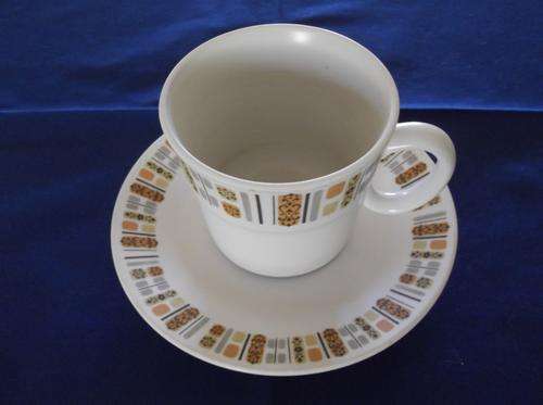 ***Noritake*** Progression Series Tea Cup and Saucer Duo - Brighton Pattern #915 - Set 3
