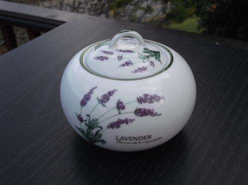Wiesenthal Lavender Sugar Bowl with Lid - Superb