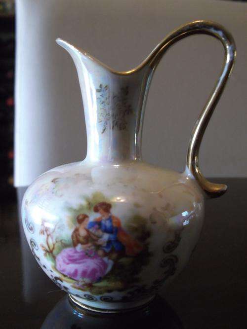 Stunning Jug by Porzellanmalerei Leni/Erich Parbus, Bavaria, Germany