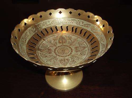 Sweet Footed Brass Bowl