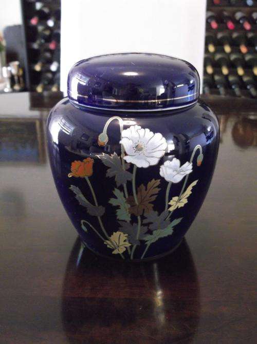 Beautiful Cobalt Blue Ginger Jar - Large