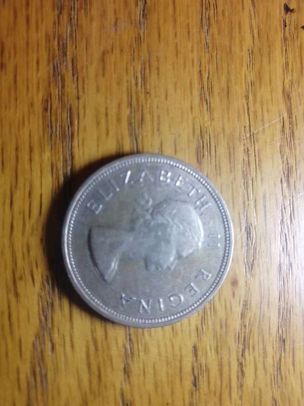 1955 south africa 21/2s coin