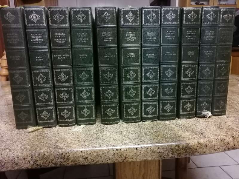 Complete set of Charles Dicken centennial edition
