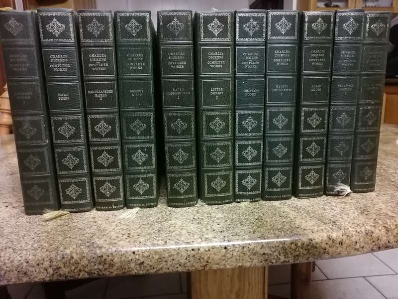 Complete set of Charles Dicken centennial edition