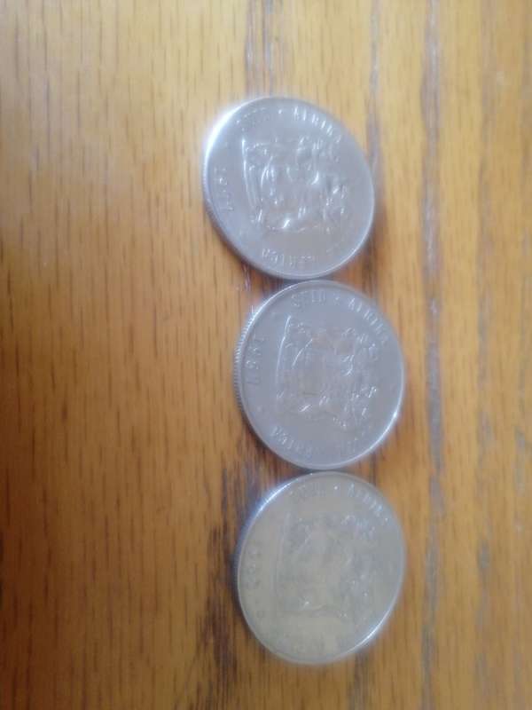 1977..1987..1988.. South Africa R1. 00 coins