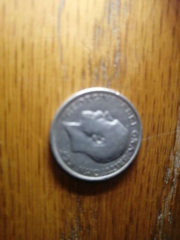 U. K. 1918 one shilling coin