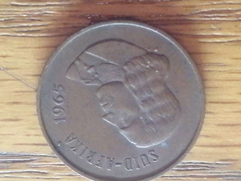 1965 Suid Afrika 2c coin