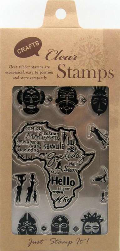 GREETING FROM AFRICA - Clear Stamp