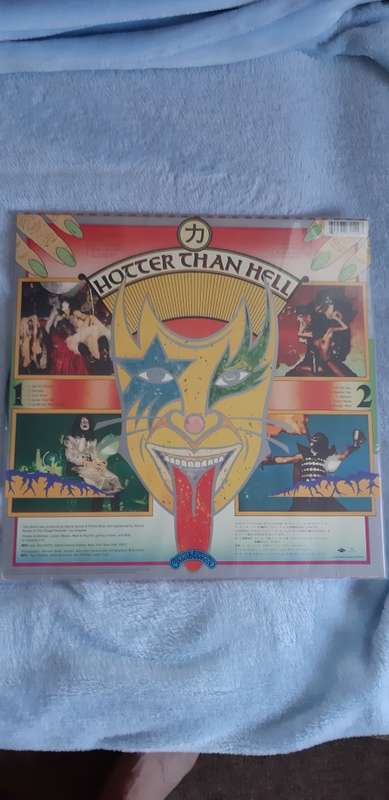 Kiss -hotter than hell lp vinyl vg+/vg++