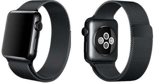 Black Milanese Stainless teel Loop - Apple Watch 42mm