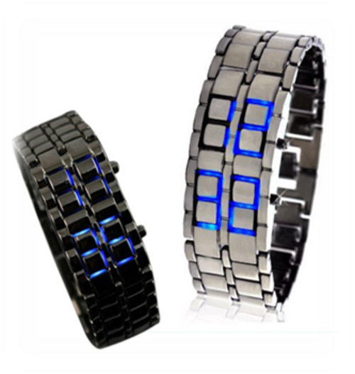 LED Lava digital quartz watch