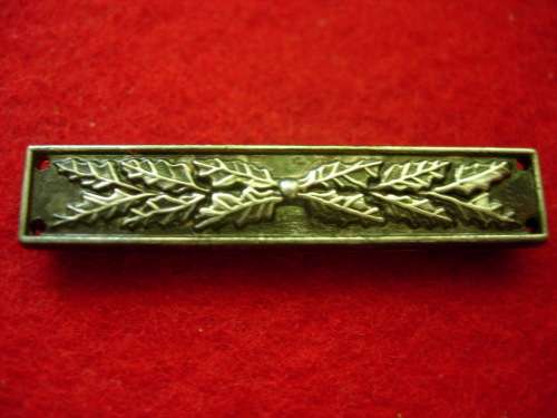 RHODESIA  1965 - 1980 SILVER MEDAL RIBBON BAR