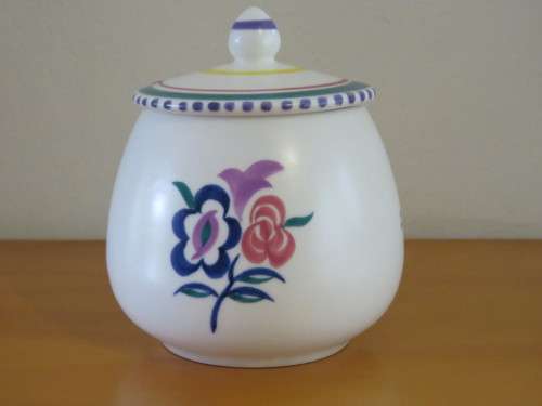 POOLE  HONEY JAR WITH LID - 1955 - 1959