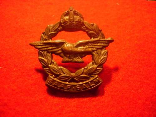 SOUTH AFRICA - AIR FORCE - OFFICER'S CAP BADGE