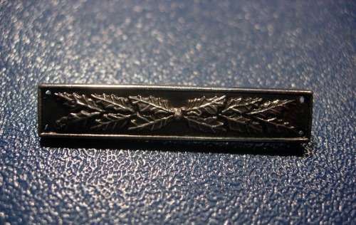 RHODESIAN SILVER MEDAL BAR FOR SECOND AWARD.