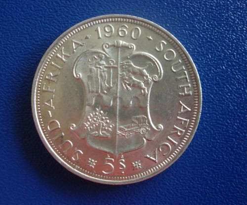 SOUTH AFRICAN 1960 - FIVE SHILLINGS