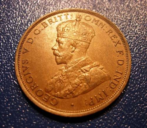 AUSTRALIA 1913 ONE PENNY - SCARCE DATE