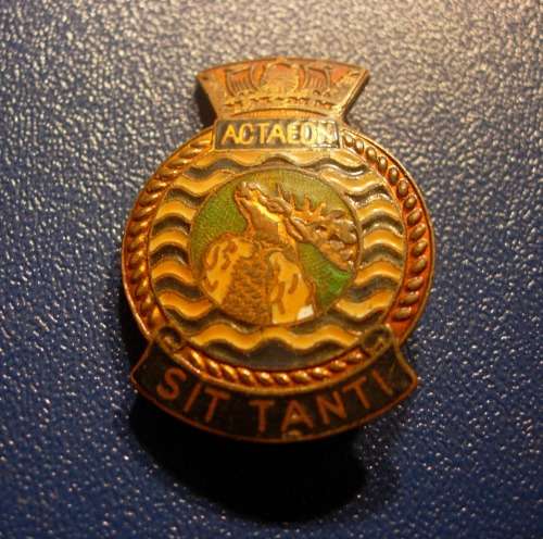 HMS. ACTAEON - SIT TANTI  BADGE