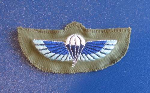 RHODESIA SPECIAL AIR SERVICE CLOTH PARATROOP WING - CAMO DRESS