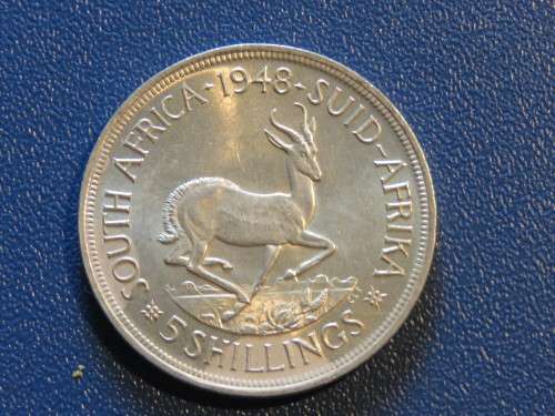 SOUTH AFRICA 1948 FIVE SHILLINGS