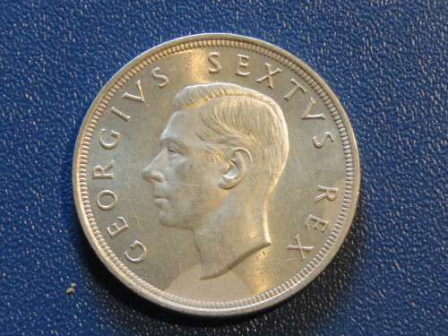 SOUTH AFRICA 1948 FIVE SHILLINGS