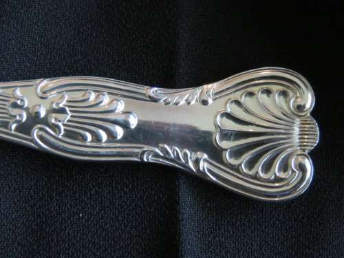 SILVER TABLE SPOONS x 5 - SHEFFIELD 1911 - TOTAL WEIGHT 470 GRAMS