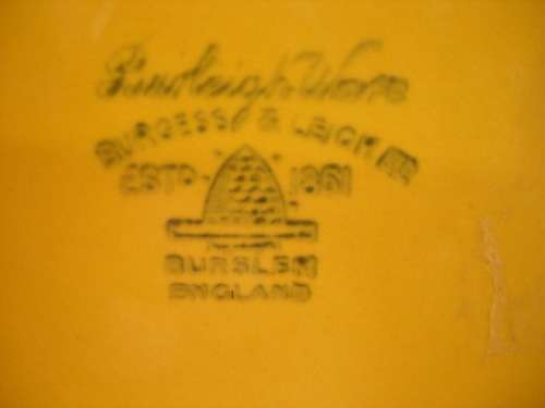 Burleigh Ware Art Deco Flower Jug with Butterfly Handle c1939