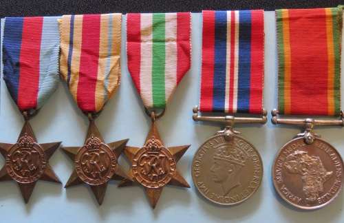 WW2 - MEDAL GROUP - No.1 SQUADRON. SAAF
