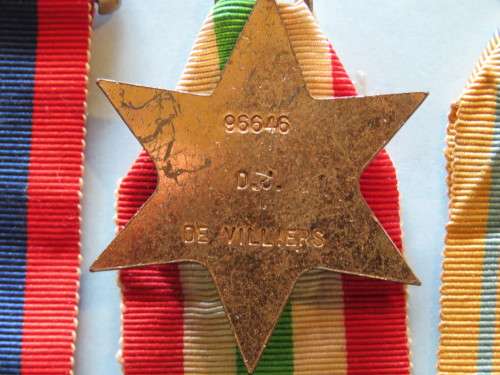 WW2 - MEDAL GROUP - No.1 SQUADRON. SAAF