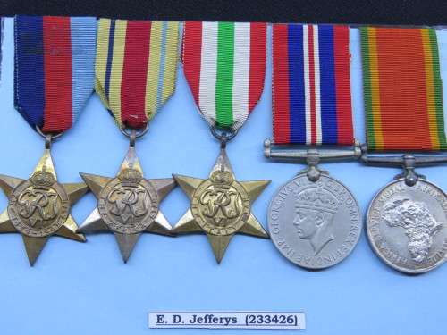 WW2 - SOUTH AFRICAN MEDAL GROUP (5)