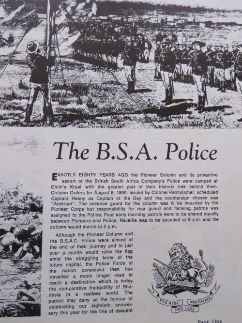 B.S.A.P. MOUNTED SPORTS PROGRAM - 1970.