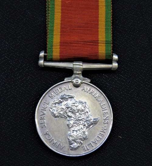 AFRICA SERVICE MEDAL - K.I.A.