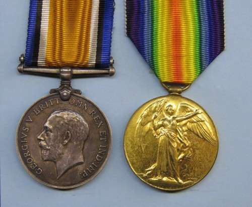WW1 - WAR MEDAL and VICTORY MEDAL - ROYAL AIR FORCE