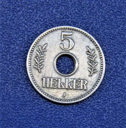 GERMAN EAST AFRICA - 5 HELLER - 1914