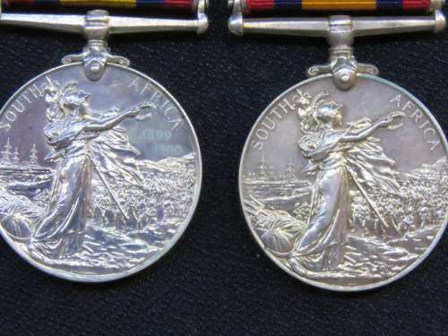 QUEEN`S SOUTH AFRICA MEDAL - DUPLICATE PAIR