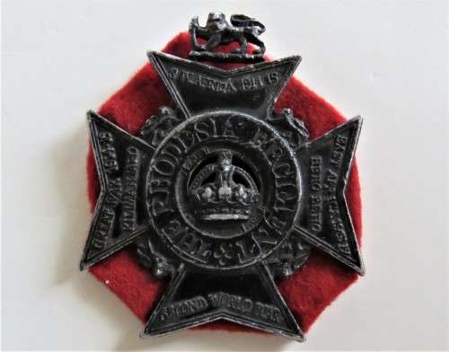 RHODESIA REGIMENT CAP BADGE