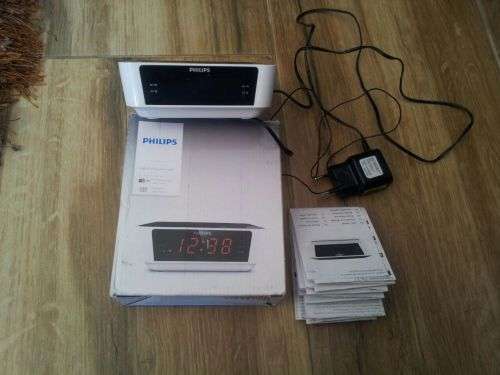 phillips bed side radio clock